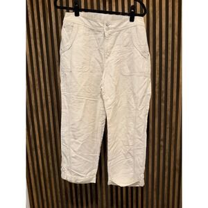 Chicos Womens Beige Pants Sz 8 Casual